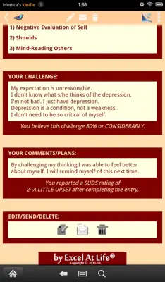 Depression CBT Self-Help Guide android App screenshot 0