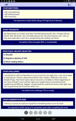 Depression CBT Self-Help Guide android App screenshot 9