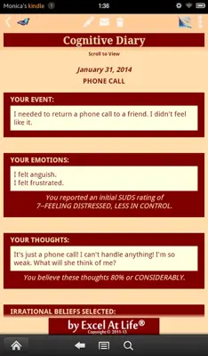 Depression CBT Self-Help Guide android App screenshot 1