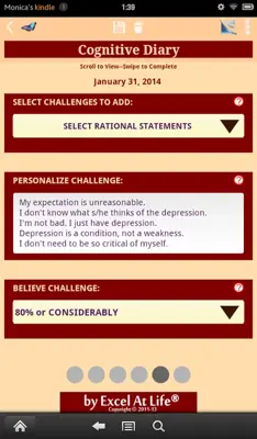 Depression CBT Self-Help Guide android App screenshot 2